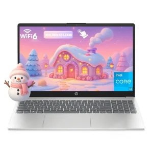 HP 15.6" HD TouchScreen Business Laptop, Intel Core i3-1315U,  Windows 11, Natural Silver